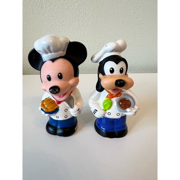 Fisher-Price Disney Little People Micky and  Goofy Figure - Picture 1 of 4